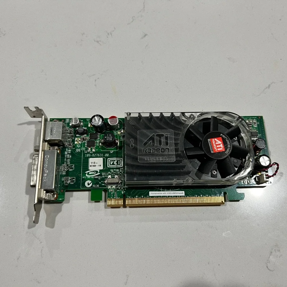 ATI Radeon B276 Graphics Card 109-B27631-00 PCIe DVI S-Video Video Card